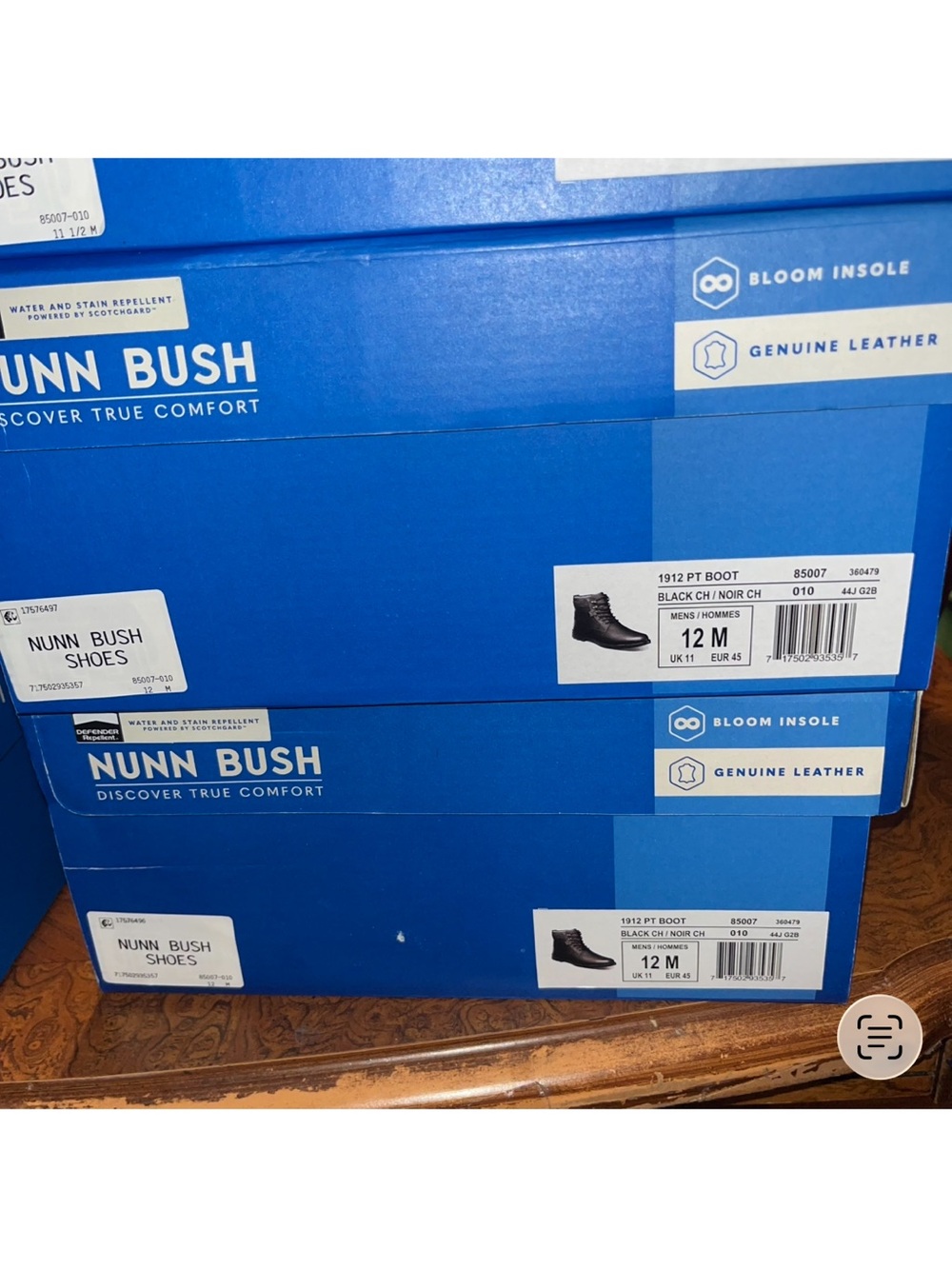 Nunn Bush Karnak Water Resistant Moc Toe Boots Tan Ch Men’s Size 12 - Picture 13 of 14